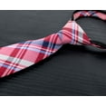 thumbnail image 2 of Spring Notion Boy's Tartan Plaid Woven Zipper Tie, 2 of 5