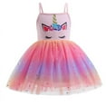 thumbnail image 2 of Flower Girls Unicorn Costume Pageant Princess Party Dress, 2 of 5