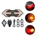 thumbnail image 2 of Miangastore 1 Set Bike Rear Lamp Creative Bike Warning Light Rechargeable Bike Light, 2 of 9