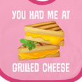 thumbnail image 4 of Inktastic You Had Me at Grilled Cheese Sandwich Boys or Girls Baby Bib, 4 of 4