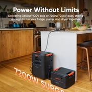 Jackery HomePower 3600 Plus 3580Wh Solar Generator Combo with Two 200W Solar Panels