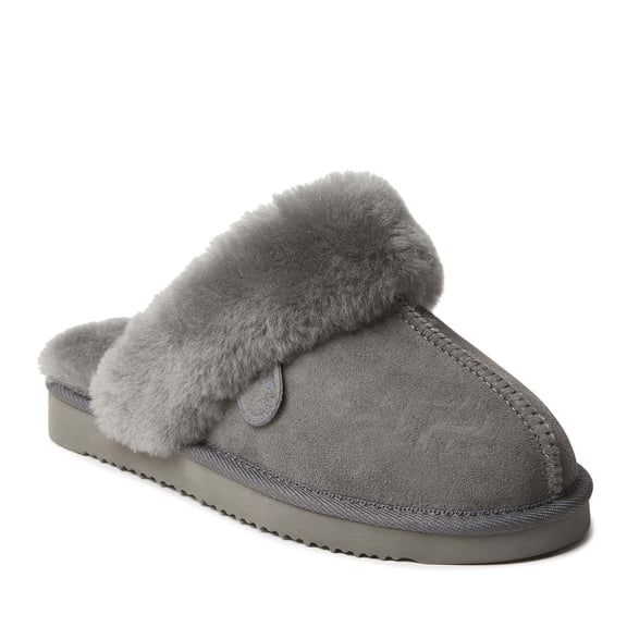 Fireside By Dearfoams Women's Sydney Genuine Shearling Scuff Slipper