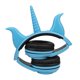 thumbnail image 2 of Auriculares de 3,5 mm, auriculares para sobre las , cancelación de ruido, orejeras suaves para PC, teléfonos inteligentes, tabletas, com Azul, 2 of 6