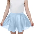 thumbnail image 2 of CQONEPT Girls' Ballet Tutu Skirt Dance Princess Tulle Skirts School Gymnastics Costumes Ballerina Outfits Light Blue 8 Years, 2 of 7