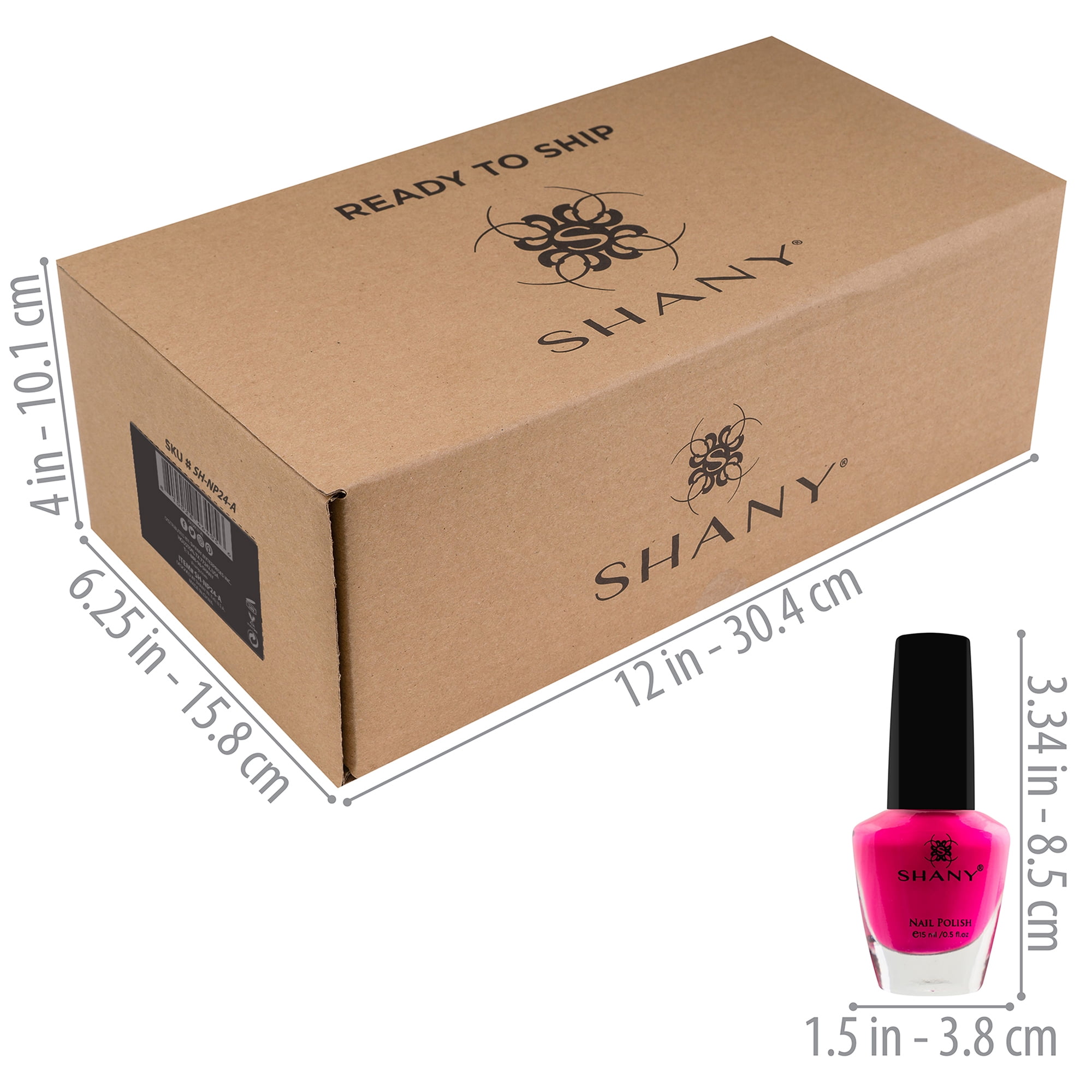 SHANY Cosmopolitan DIY Nail Polish set - Nail Lacquer Quick Dry, Full Size, Vibrant, Colorful, Trendy, Glitter, Glossy, Metallic, Matte Nail Art Nail Shades - Cosmopolitan - 24 Colors