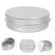 thumbnail image 5 of PTOOTP Caja de aluminio para muestras de 50 ml con rosca, frascos de viaje, contenedor de cosméticos, tarro de crema vacío con tapa para pomada de maquillaje., 5 of 7