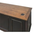 thumbnail image 4 of Pemberly Row Wood Double Pedestal Desk Office Desk Office Table Black, 4 of 11