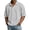 144#Light Gray, variant on Mens Henley Golf Polo Shirts Casual Short Sleeve Waffle Pullover Sweater Top 2026 Summer Light Outdoor Sport Shirt Mint Green 3XL