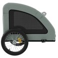 thumbnail image 5 of vidaXL Pet Bike Trailer Grey Oxford Fabric and Iron, 5 of 5