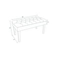thumbnail image 3 of Linon Tonya Mermaid Acrylic Leg Bench, Sequin, 18 inch Seat Height, 3 of 3