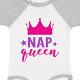 thumbnail image 4 of Inktastic Nap Queen, Crown, Stars - Pink Purple Girls Baby Bodysuit, 4 of 5