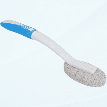 Pumice Stone Toilet Brush, Ergonomic Handle Scouring Stick Toilet Bowl Scrubber for Bath, Pool, Kitchen
