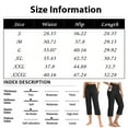 Mohiass Capri Pants for Women High Waist Workout Yoga Pants with