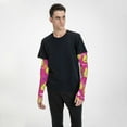 thumbnail image 6 of Uemuo Pink Green Avocado Printed Arm Sleeves, Cooling UV Sun Protection Sports Compression for Men/Women, 6 of 8