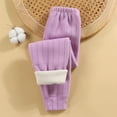 thumbnail image 2 of AherBiu Teens Winter Clothes Fleece Lined Pants High Waisted Thermal Warm Pajamas Pants Sleepwear Layer Bottoms, 2 of 6