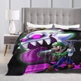 thumbnail image 3 of Luigui Mansion Blanket Lightweight Throw Blanket Flannel Fleece Microfiber Plush Bed Blanket Super Soft Blanket For All Season 3d Print Design 60"X50", 3 of 8