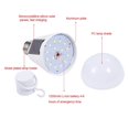 thumbnail image 3 of Solar Panel LED Light Bulb, Portable Waterproof Indoor/Outdoor Hiking Camping Emergency Lamp, 7W, 3 of 3