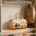 thumbnail image 4 of 3D Embroidered Wildlife Canvas Travel Duffel handbags – Large Capacity Quilted Shoulder Bag for Unisex Outdoor, Gym, and Weekend Use, 4 of 5