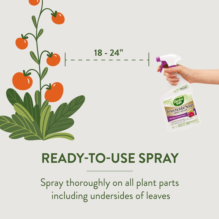 Garden Safe Insecticidal Soap Insect Killer Ready to Use 24oz