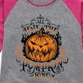 thumbnail image 3 of The Nightmare Before Christmas - All Hail Pumpkin King - Toddler And Youth Girls Raglan Graphic T-Shirt, 3 of 5