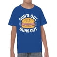 thumbnail image 2 of Sun’s Out, Buns Out Burger Youth's T-shirt, 2 of 3