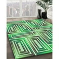 thumbnail image 2 of Ahgly Company Indoor Round Patterned Jungle Green Area Rugs, 7' Round, 2 of 6