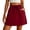 Red Skirts, variant on Miluxas Women's Athletic Mini Skirt Elastic Waist Drawstring Casual A Line Short Skirt with Pockets Lightweight Golf Tennis Skirt for Summer Wear White