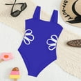thumbnail image 5 of Girls Swimsuits Solid Toddler One Piece Swimsuit Bathing Suit Girls for Teen Girls 11-12 Years Girls Fashion, 5 of 5