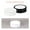White, variant on 20cm Motorized Rotating Display Stand Rotating Turntable 10kg/22lbs Load Capacity 360Rotatable Display Turntable With LED Light For Photography Products Display Live Video Show