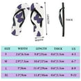 thumbnail image 2 of ANYWAY.GO Flip Flops Sandals for Women/Men, Soft Light Anti-Slip for Comfortable Walk, Suitable for House, Beach, Travel,Beautiful Butterflies, Small, 2 of 5