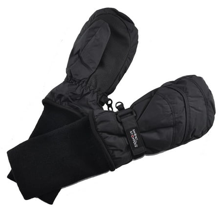 Back Mittens - SnowStoppers Small Black Mittens