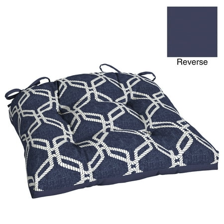 Better Homes & Gardens Hexagon Rope 18 x 20 in. Outdoor Wicker Chair Cushion with EnviroGuard