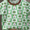 thumbnail image 4 of mgoYE Baby Girl Clothes Newborn Toddler Boys Summer Clothes Cotton Short Sleeve Dinosaur T-Shirt + Shorts Set 2Pcs|Green 3-4 Years, 4 of 4