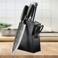 thumbnail image 4 of Juegos de bloques de cuchillos de material acero inoxidable de ABS con r Corte de de Cuchillos de cocina Rebanado para shamjiam Cortador de cocina, 4 of 8