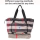 thumbnail image 2 of Bolsa de viaje plegable expandible, plegable, expandible, para deportes, fitness, bolsa de separación seca y húmeda, cartera de gran capacidad, resultados impresionantes, 2 of 8