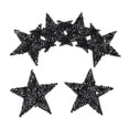 thumbnail image 5 of 6 PCS Rhinestone Applique Embroidery Sequined Five-Pointed Star Patches for pants Jackets Clothing Stitching DIY Artcrafts, 5 of 7