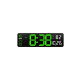 thumbnail image 1 of Reloj De Pared Digital Con Termómetro, Alarmas Y Calendario, 1 of 4