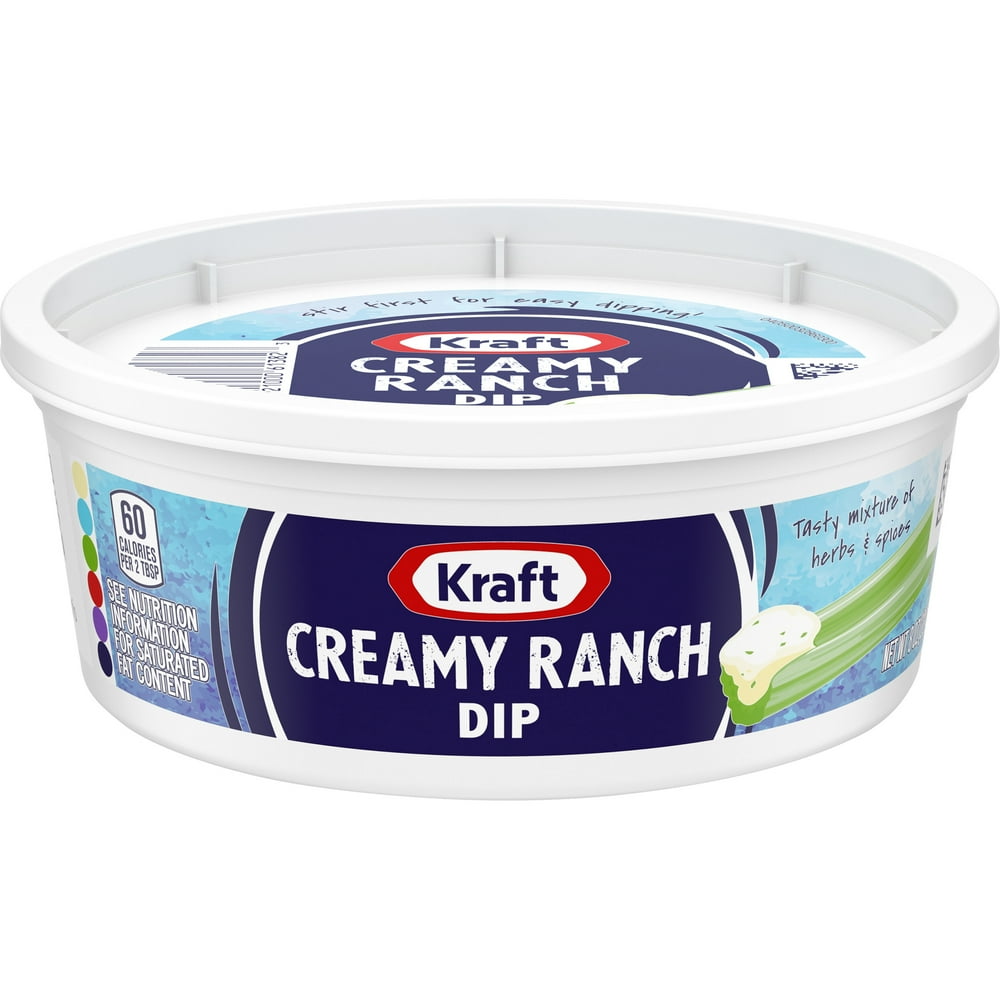 Kraft Creamy Ranch Dip, 8 oz Tub