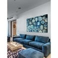 thumbnail image 6 of Blue Geode Bunch Painting Print on Wrapped Canvas, 6 of 7