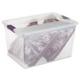 thumbnail image 4 of Sterilite 66 Qt Latch Lid Tote, 6 Pack, and 15 Qt Latch Lid Tote, 6 Pack, 4 of 6
