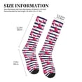 thumbnail image 2 of Lsque Flamingos Pattern Sport Compression Socks for Men & Women 15-20 mmHg Knee High Nurse Pregnant Running Medical and Travel Athletic, 2 of 6