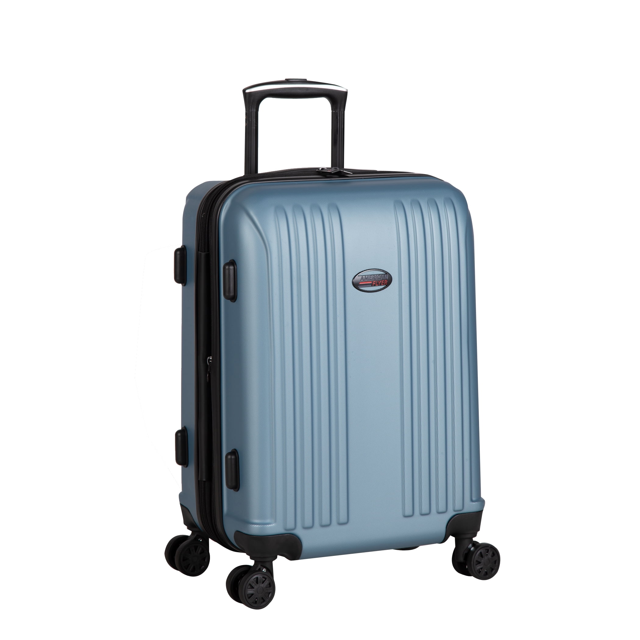 American Flyer Moraga 3-Piece Hardside Spinner Luggage Set in Dusk Blue