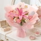 thumbnail image 1 of Ramo de flores de ganchillo hecho a mano | Arreglo floral artificial tejido para decoración del hogar, bodas, cumpleaños, regalo de San Valentín, 1 of 6