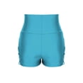 thumbnail image 4 of YHAJDS Swim Shorts Women Solid Color 3 Inseam Side Cut Out Leisure Swim Bottoms, 4 of 5
