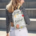 thumbnail image 5 of Fotbe Happy Easter Mochila de Lona con Estampado, Mochila Duradera, Mochila Versátil de Alta Calidad, Mochila Compacta Vintage-Medium, 5 of 5