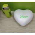 thumbnail image 1 of Corazón hueco de poliestireno macizo de tamaño pequeño para decoración de bodas y jardines de infancia, 3-30 cm, decoración de espuma multifuncional, 1 of 1