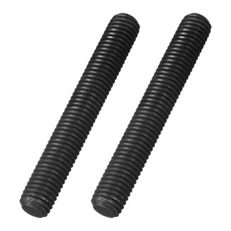 12 Barre Filettate Piene 1/4-20 - Lunghezza 3 Pollici - Acciaio Al Carbonio - Uxcell - 2