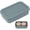 Rectangular Cement Gray, variant on Square Travel Soap Case, Bar Soap Holder for Dr Squatch, Silicone Soap Case | with Soap Saver, Portable Shampoo Bar Soap Box for Shower, Travel, Camp (Cement Gray)