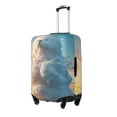 thumbnail image 2 of Daiia Cute Cloud Cat Luggage Cover, Thickened Washable Travel Luggage Covers, Elastic Unique Baggage Covers for 18-20 inch Luggage-Large, 2 of 9