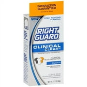 Right Guard Clinical Clear Antiperspirant & Deodorant Solid, Clean 1.70 oz
